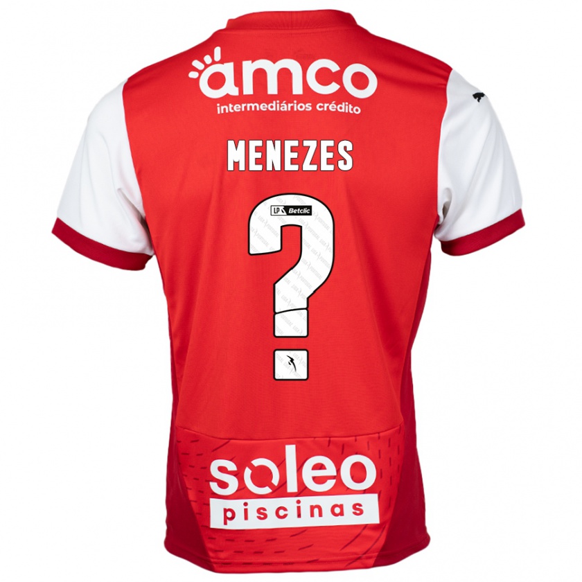 Kandiny Női Gabriel Menezes #0 Piros Fehér Hazai Jersey 2024/25 Mez Póló Ing