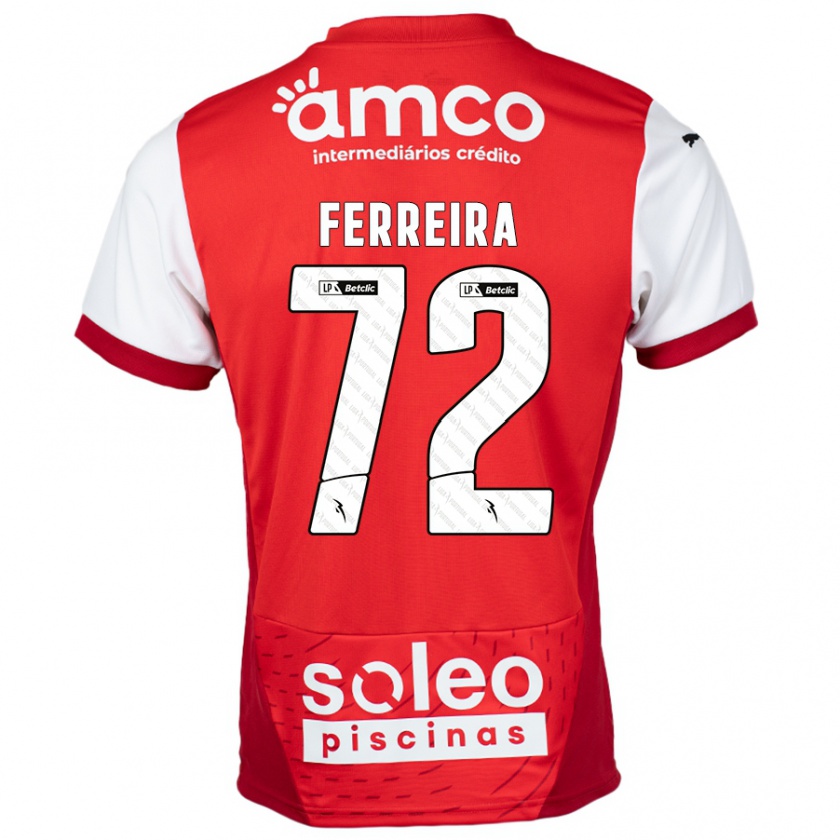 Kandiny Női André Ferreira #72 Piros Fehér Hazai Jersey 2024/25 Mez Póló Ing