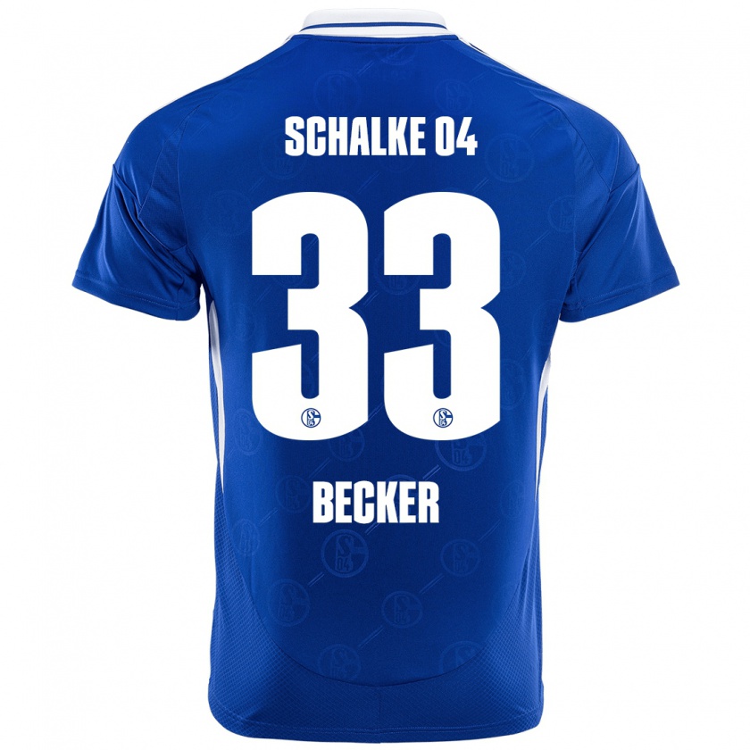 Kandiny Női Vitalie Becker #33 Királykék Hazai Jersey 2024/25 Mez Póló Ing