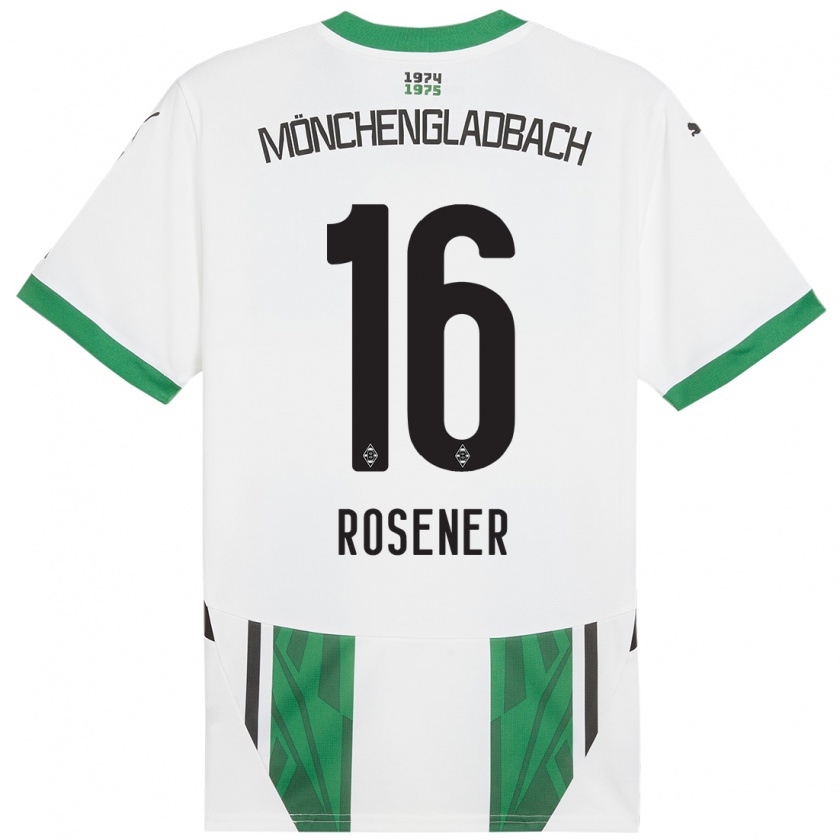 Kandiny Női Chiara Rösener #16 Fehér Zöld Hazai Jersey 2024/25 Mez Póló Ing