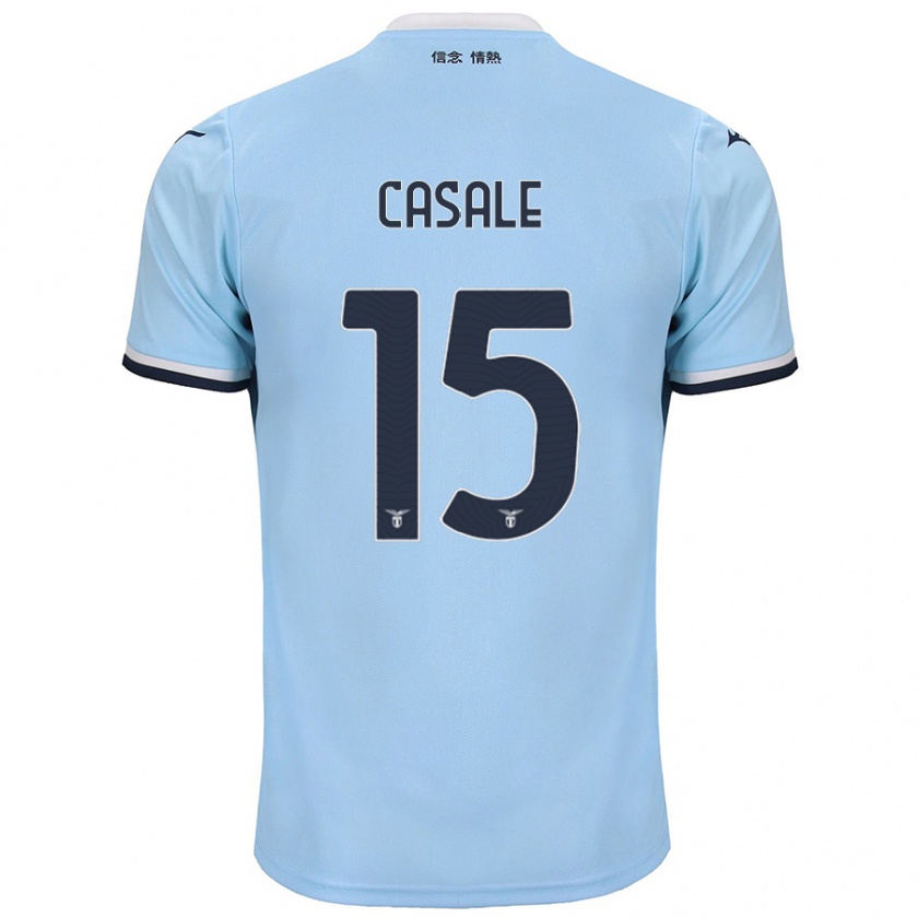 Kandiny Női Nicolò Casale #15 Kék Hazai Jersey 2024/25 Mez Póló Ing