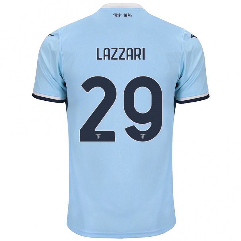 Kandiny Női Manuel Lazzari #29 Kék Hazai Jersey 2024/25 Mez Póló Ing