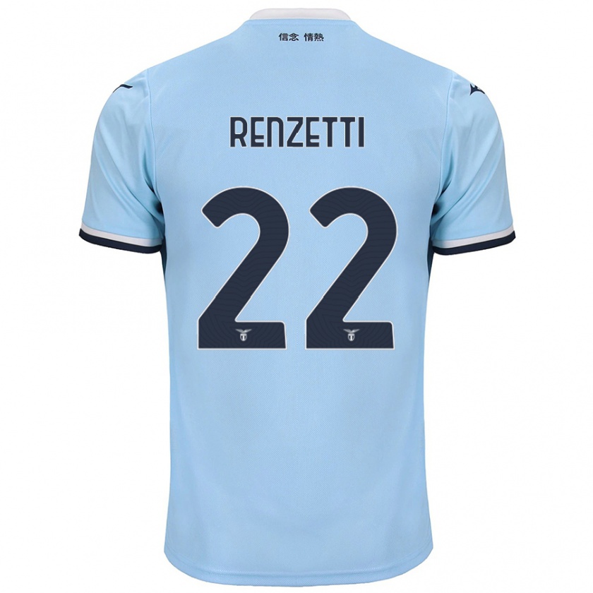 Kandiny Női Davide Renzetti #22 Kék Hazai Jersey 2024/25 Mez Póló Ing