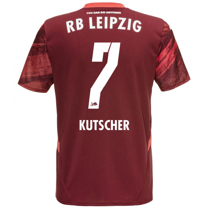 Kandiny Női Matthes Kutscher #7 Burgundia Idegenbeli Jersey 2024/25 Mez Póló Ing