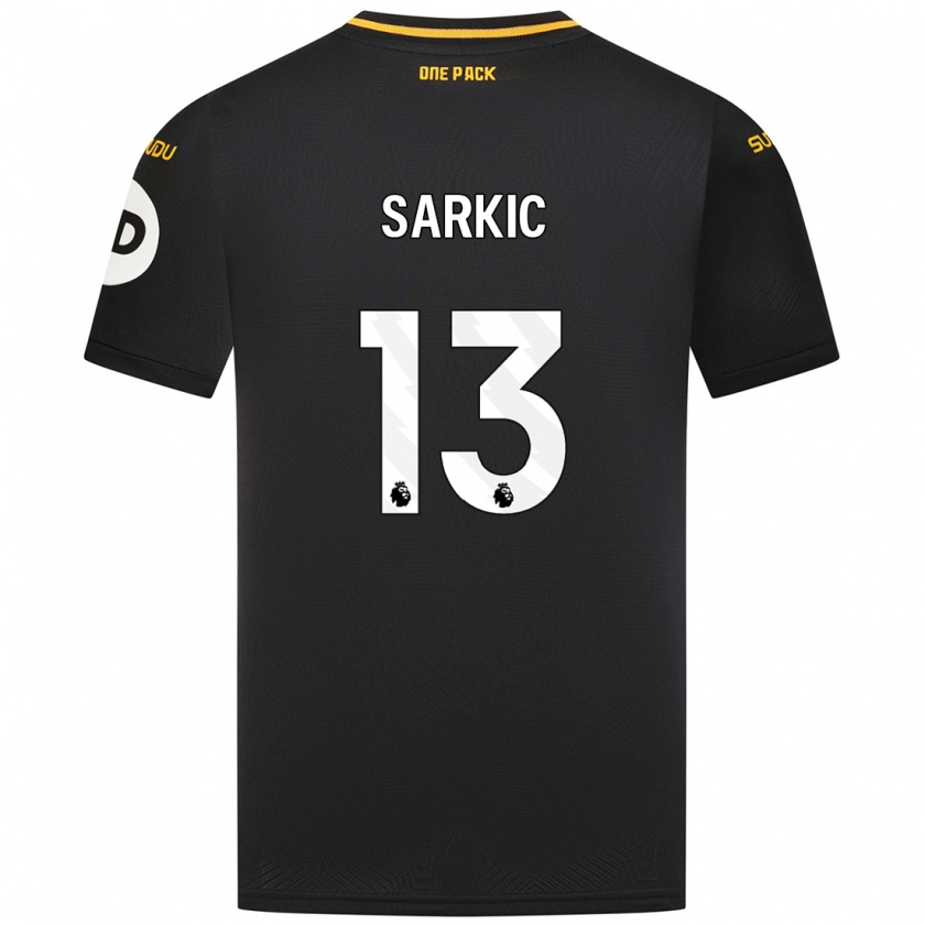 Kandiny Női Matija Sarkic #13 Fekete Idegenbeli Jersey 2024/25 Mez Póló Ing