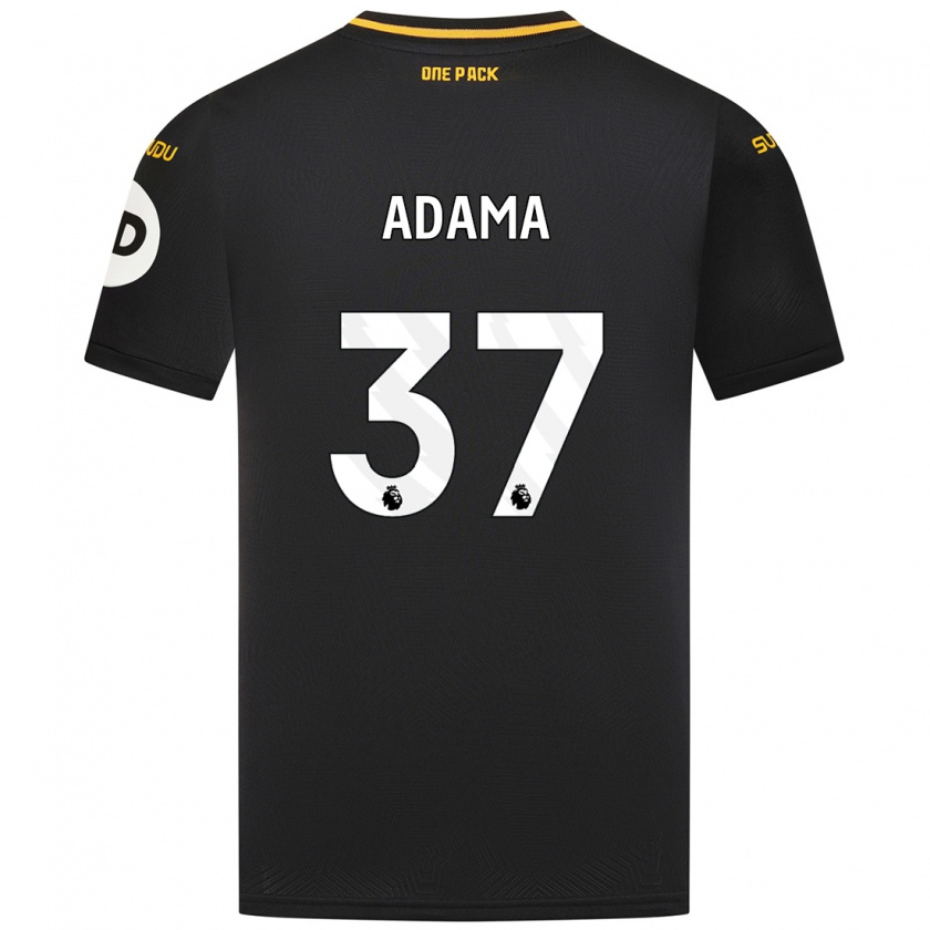 Kandiny Női Adama Traore #37 Fekete Idegenbeli Jersey 2024/25 Mez Póló Ing