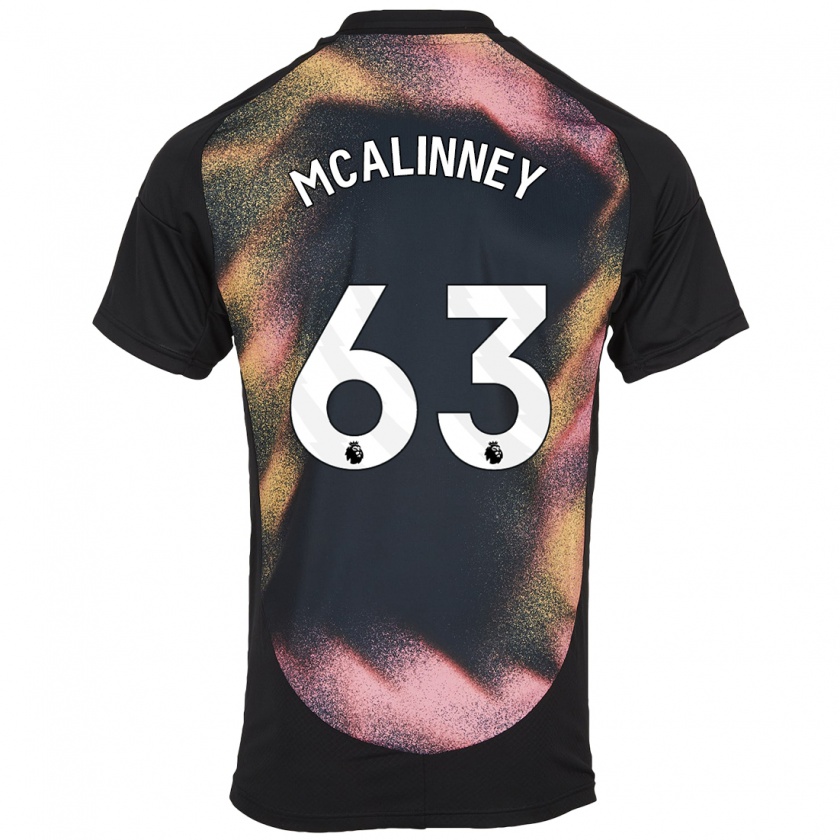 Kandiny Női Liam Mcalinney #63 Fekete Fehér Idegenbeli Jersey 2024/25 Mez Póló Ing