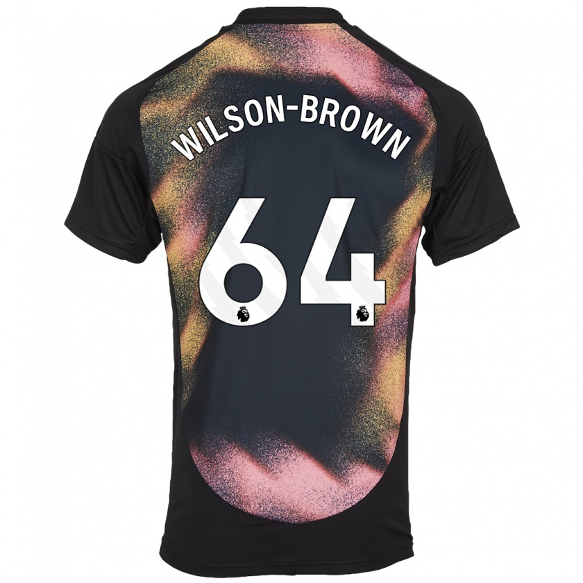 Kandiny Női Tom Wilson-Brown #64 Fekete Fehér Idegenbeli Jersey 2024/25 Mez Póló Ing