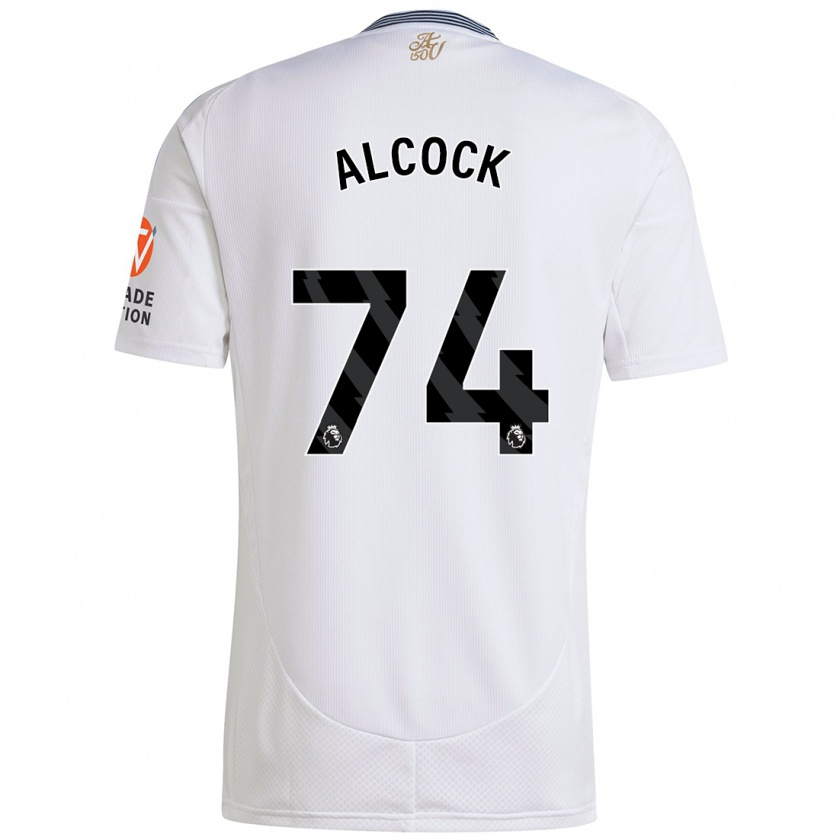 Kandiny Női Todd Alcock #74 Fehér Idegenbeli Jersey 2024/25 Mez Póló Ing