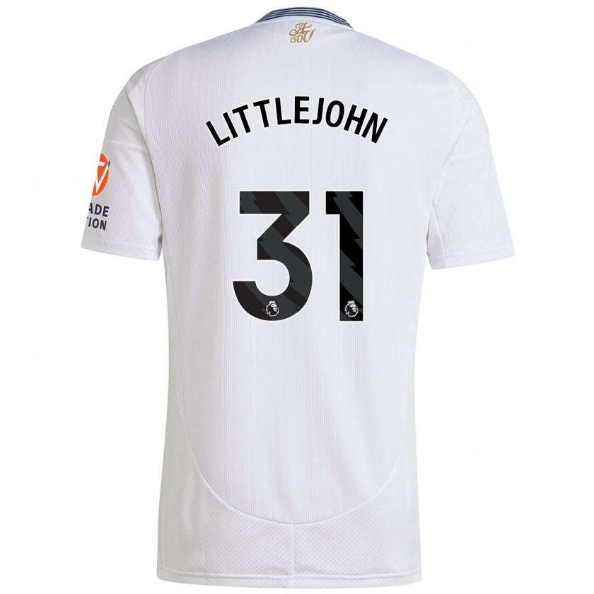 Kandiny Női Ruesha Littlejohn #31 Fehér Idegenbeli Jersey 2024/25 Mez Póló Ing