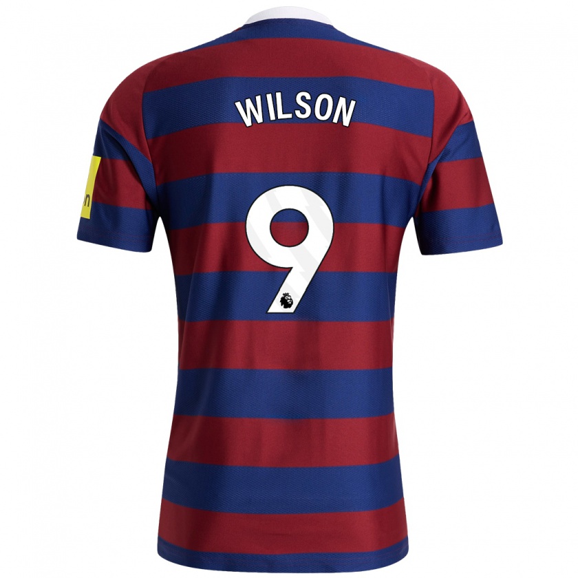 Kandiny Női Callum Wilson #9 Bordó Sötétkék Idegenbeli Jersey 2024/25 Mez Póló Ing