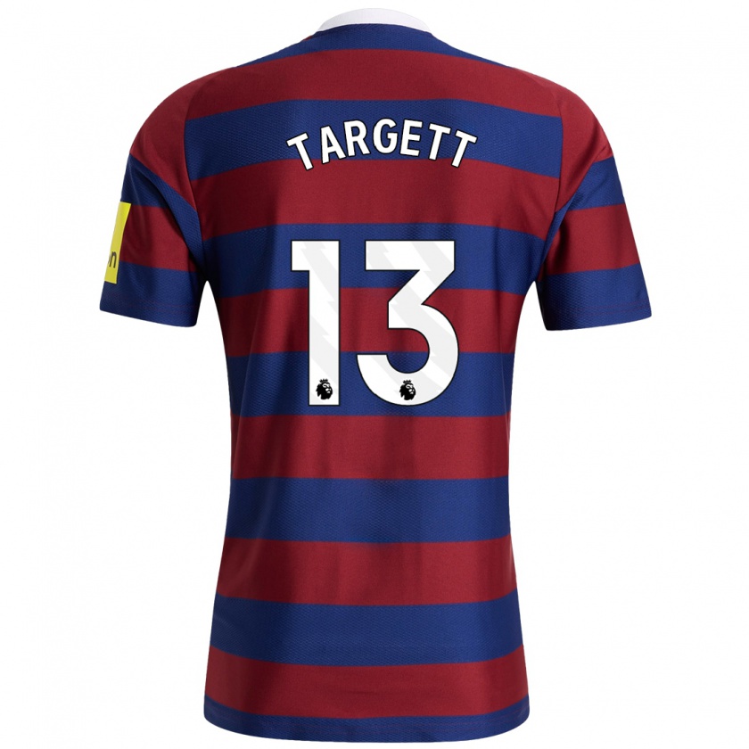 Kandiny Női Matt Targett #13 Bordó Sötétkék Idegenbeli Jersey 2024/25 Mez Póló Ing