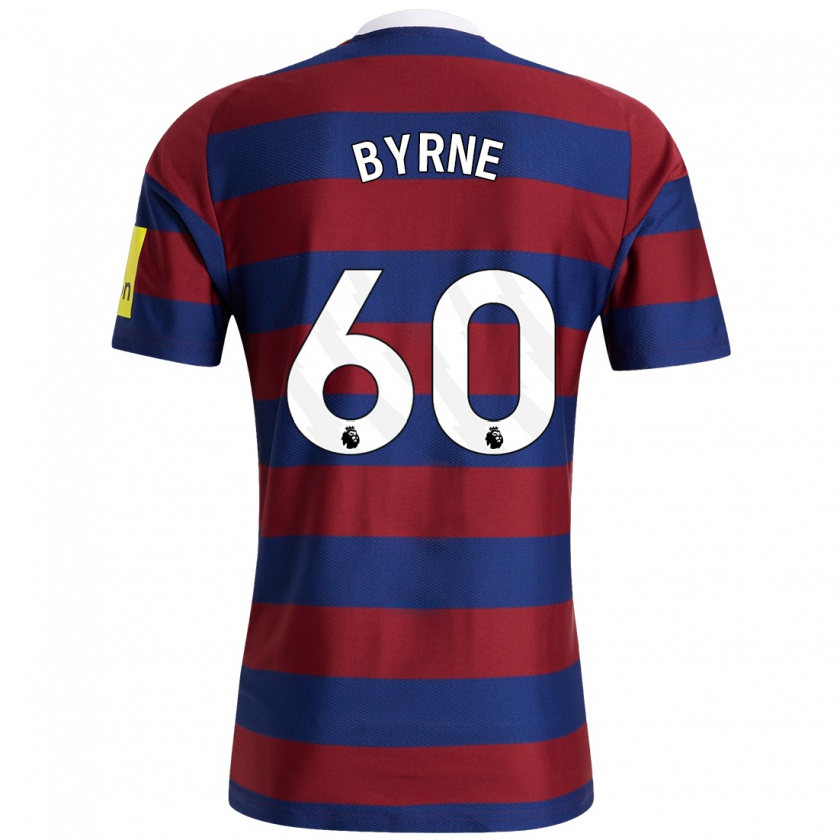 Kandiny Női Reece Byrne #60 Bordó Sötétkék Idegenbeli Jersey 2024/25 Mez Póló Ing