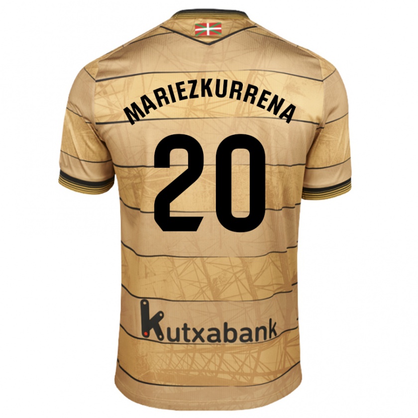 Kandiny Női Arkaitz Mariezkurrena #20 Barna Idegenbeli Jersey 2024/25 Mez Póló Ing