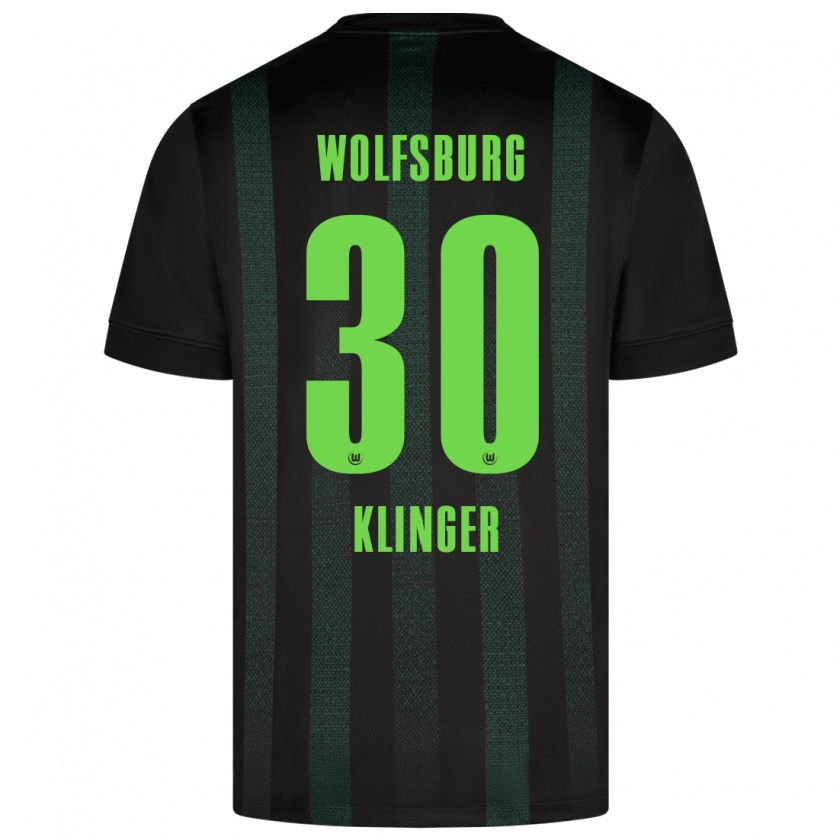 Kandiny Női Niklas Klinger #30 Sötétzöld Idegenbeli Jersey 2024/25 Mez Póló Ing