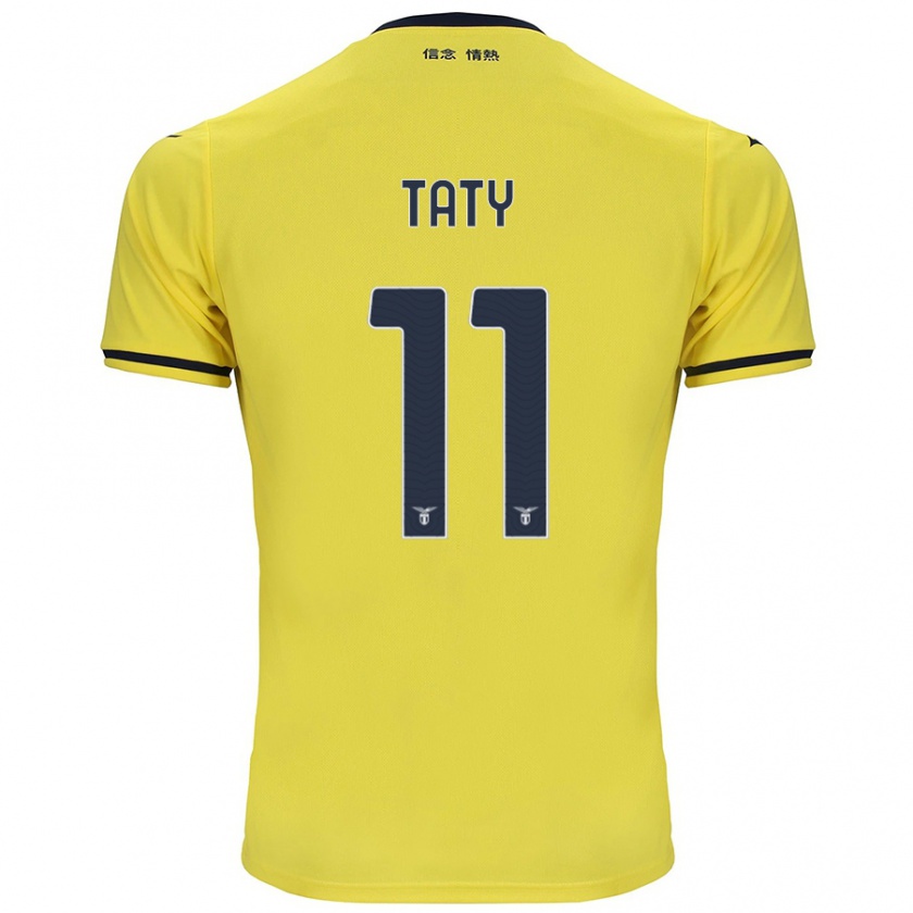 Kandiny Női Taty Castellanos #11 Sárga Idegenbeli Jersey 2024/25 Mez Póló Ing