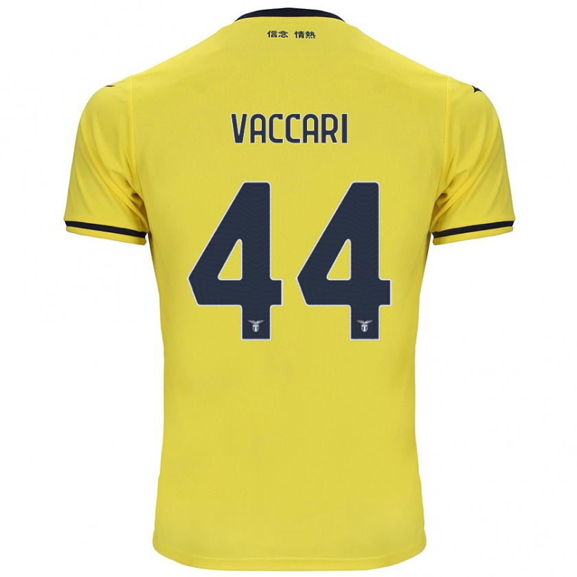 Kandiny Női Flavia Vaccari #44 Sárga Idegenbeli Jersey 2024/25 Mez Póló Ing