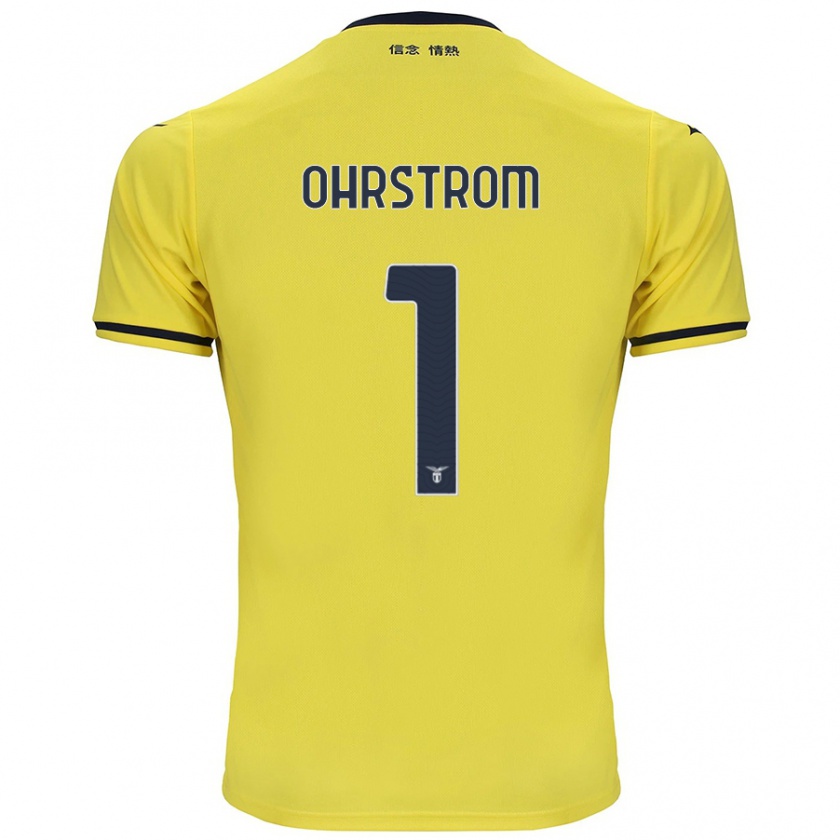 Kandiny Női Stephanie Ohrstrom #1 Sárga Idegenbeli Jersey 2024/25 Mez Póló Ing