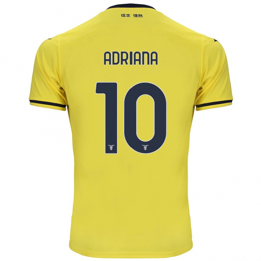 Kandiny Női Adriana Martín Santamaría #10 Sárga Idegenbeli Jersey 2024/25 Mez Póló Ing