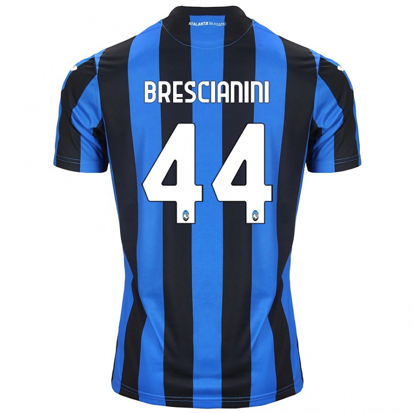 Kandiny Gyermek Marco Brescianini #44 Kék Fekete Hazai Jersey 2024/25 Mez Póló Ing