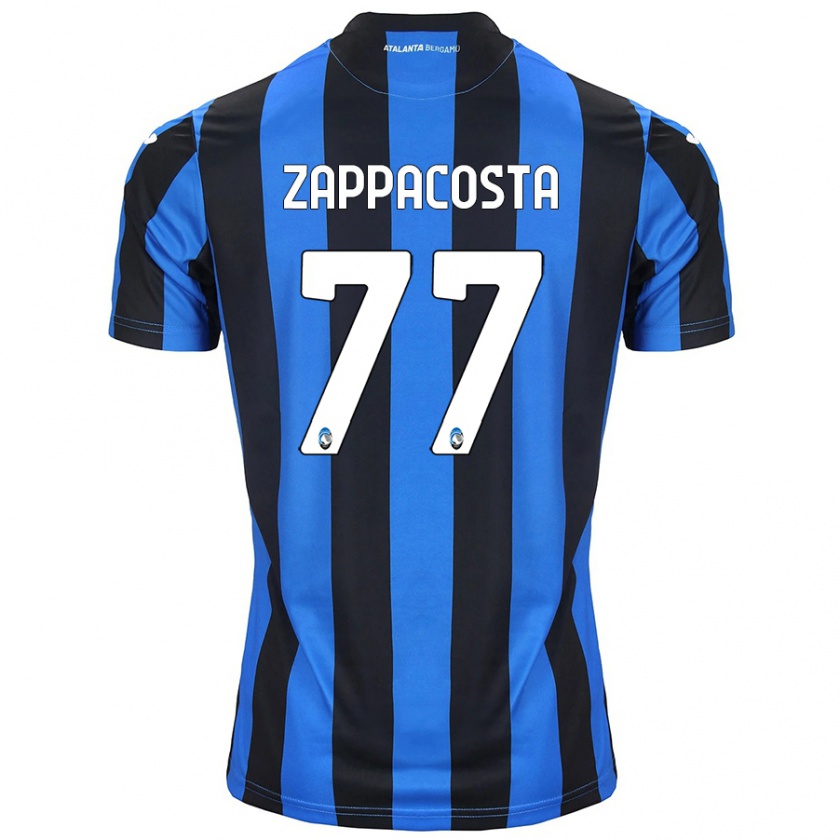 Kandiny Gyermek Davide Zappacosta #77 Kék Fekete Hazai Jersey 2024/25 Mez Póló Ing