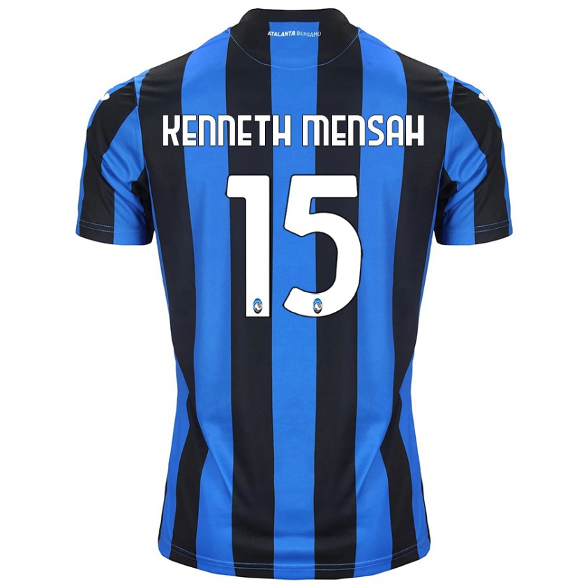 Kandiny Gyermek Anthony Kenneth Mensah #15 Kék Fekete Hazai Jersey 2024/25 Mez Póló Ing