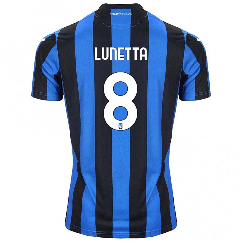 Kandiny Gyermek Gabriel Lunetta #8 Kék Fekete Hazai Jersey 2024/25 Mez Póló Ing