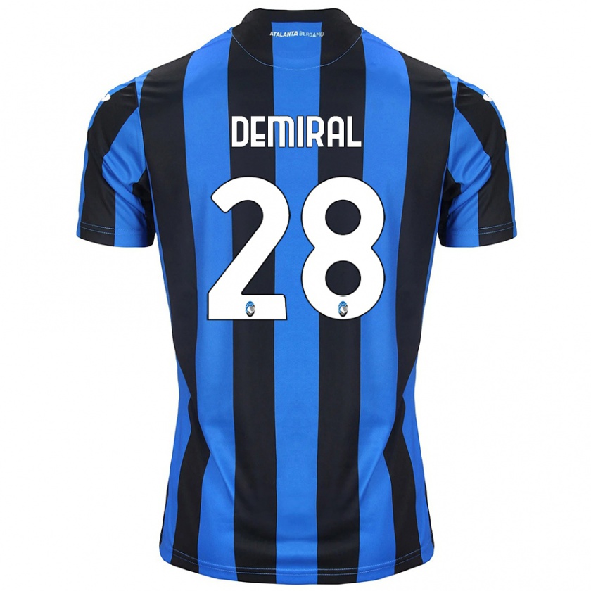 Kandiny Gyermek Merih Demiral #28 Kék Fekete Hazai Jersey 2024/25 Mez Póló Ing