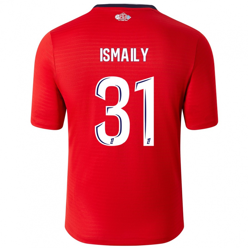 Kandiny Gyermek Ismaily #31 Piros Fehér Hazai Jersey 2024/25 Mez Póló Ing