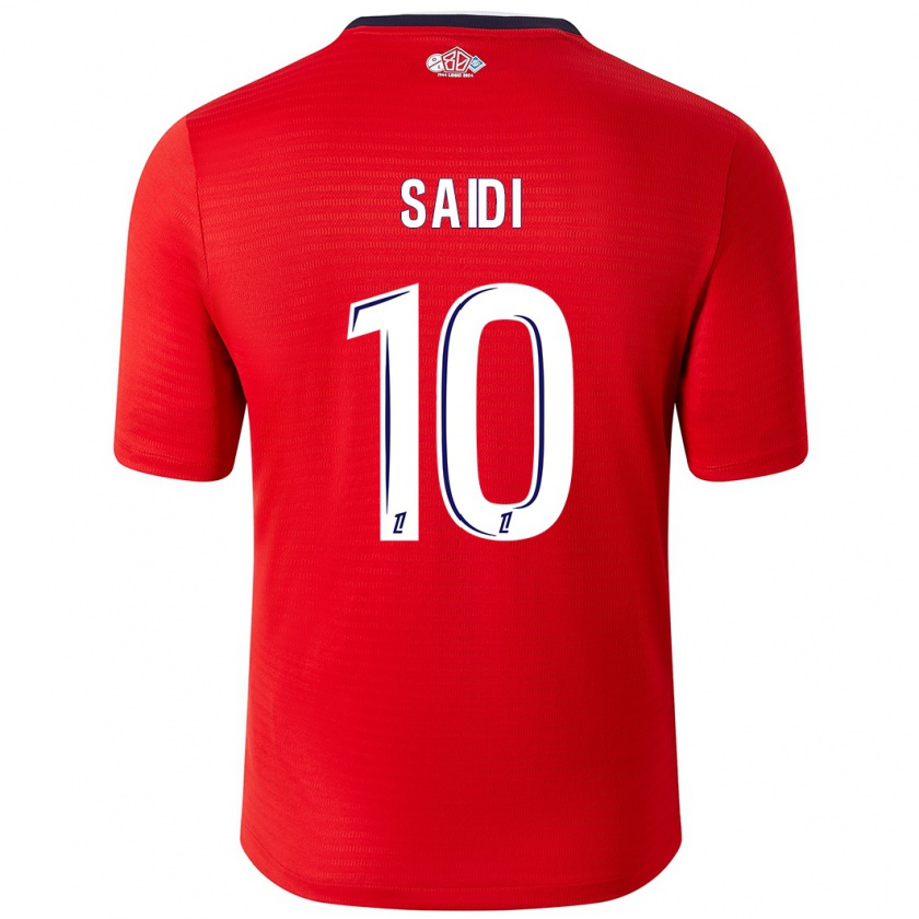 Kandiny Gyermek Rachel Saidi #10 Piros Fehér Hazai Jersey 2024/25 Mez Póló Ing