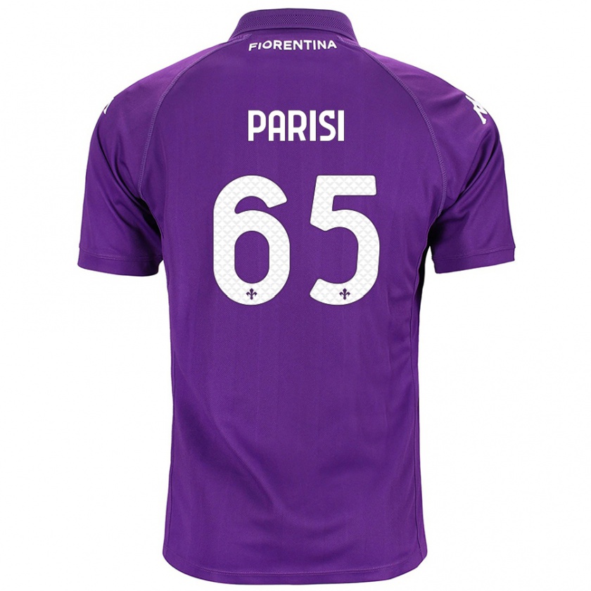 Kandiny Gyermek Fabiano Parisi #65 Lila Hazai Jersey 2024/25 Mez Póló Ing