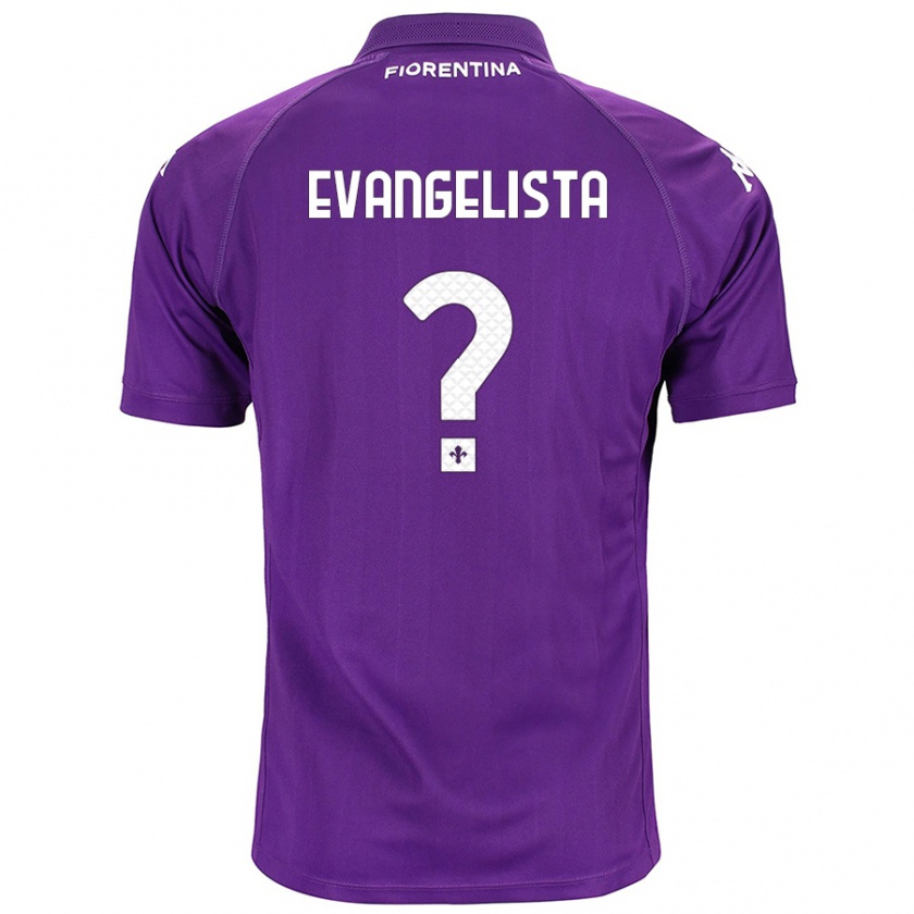 Kandiny Gyermek Carlo Evangelista #0 Lila Hazai Jersey 2024/25 Mez Póló Ing