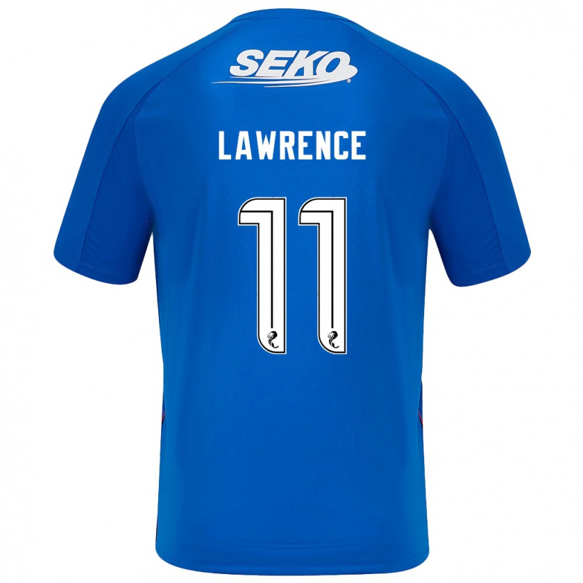 Kandiny Gyermek Tom Lawrence #11 Sötétkék Hazai Jersey 2024/25 Mez Póló Ing