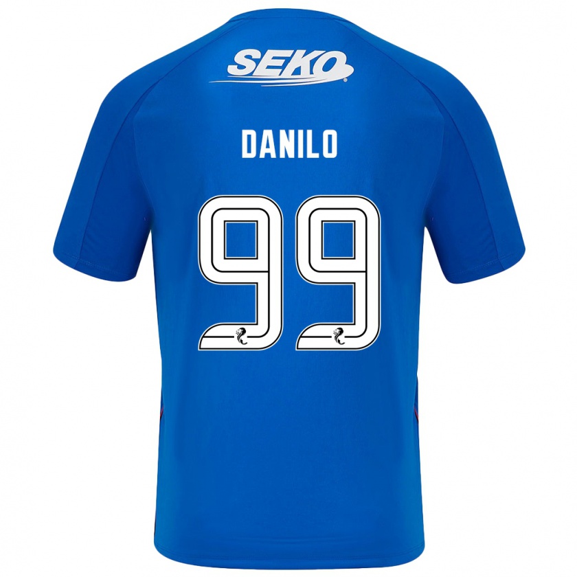 Kandiny Gyermek Danilo #99 Sötétkék Hazai Jersey 2024/25 Mez Póló Ing