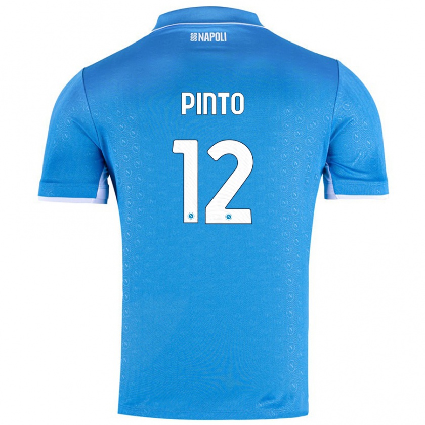 Kandiny Gyermek Ciro Pinto #12 Ég Kék Hazai Jersey 2024/25 Mez Póló Ing