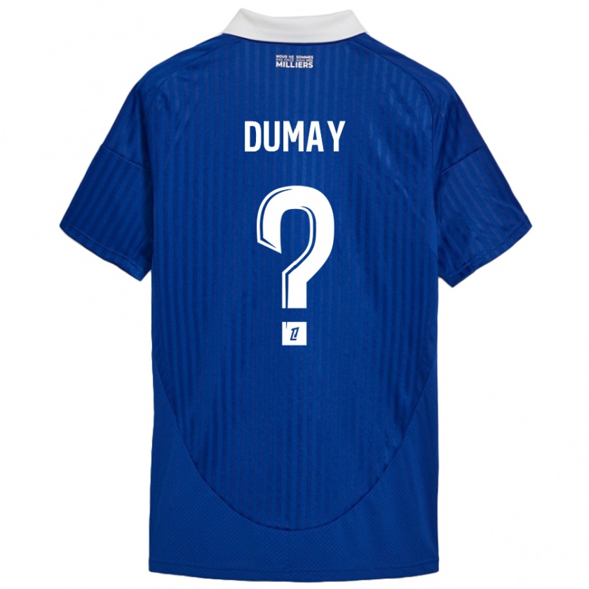 Kandiny Gyermek Yoann Dumay #0 Kék Fehér Hazai Jersey 2024/25 Mez Póló Ing