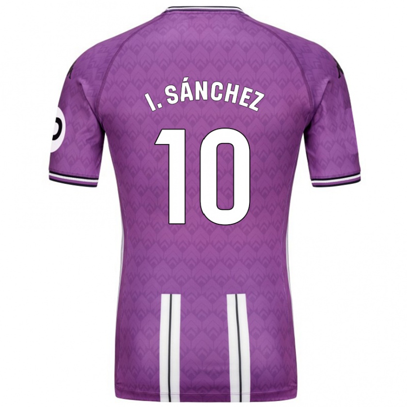 Kandiny Gyermek Iván Sánchez #10 Lila Fehér Hazai Jersey 2024/25 Mez Póló Ing