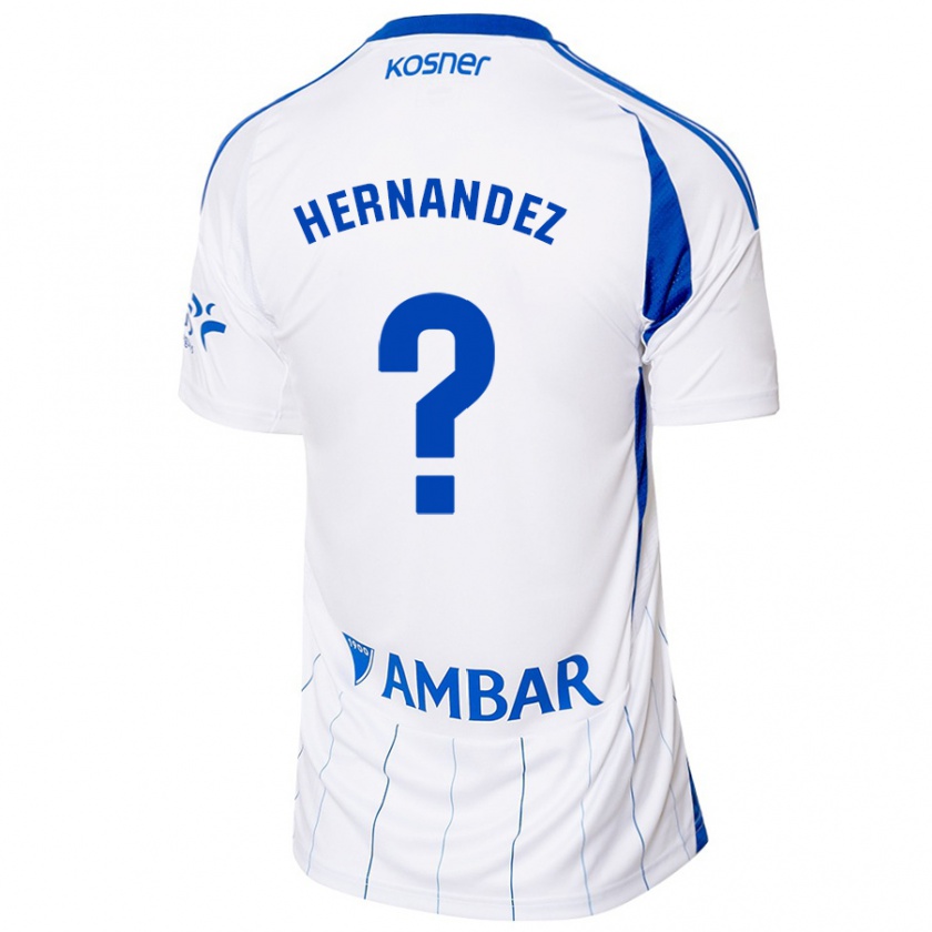 Kandiny Gyermek Diego Hernández #0 Piros Fehér Hazai Jersey 2024/25 Mez Póló Ing