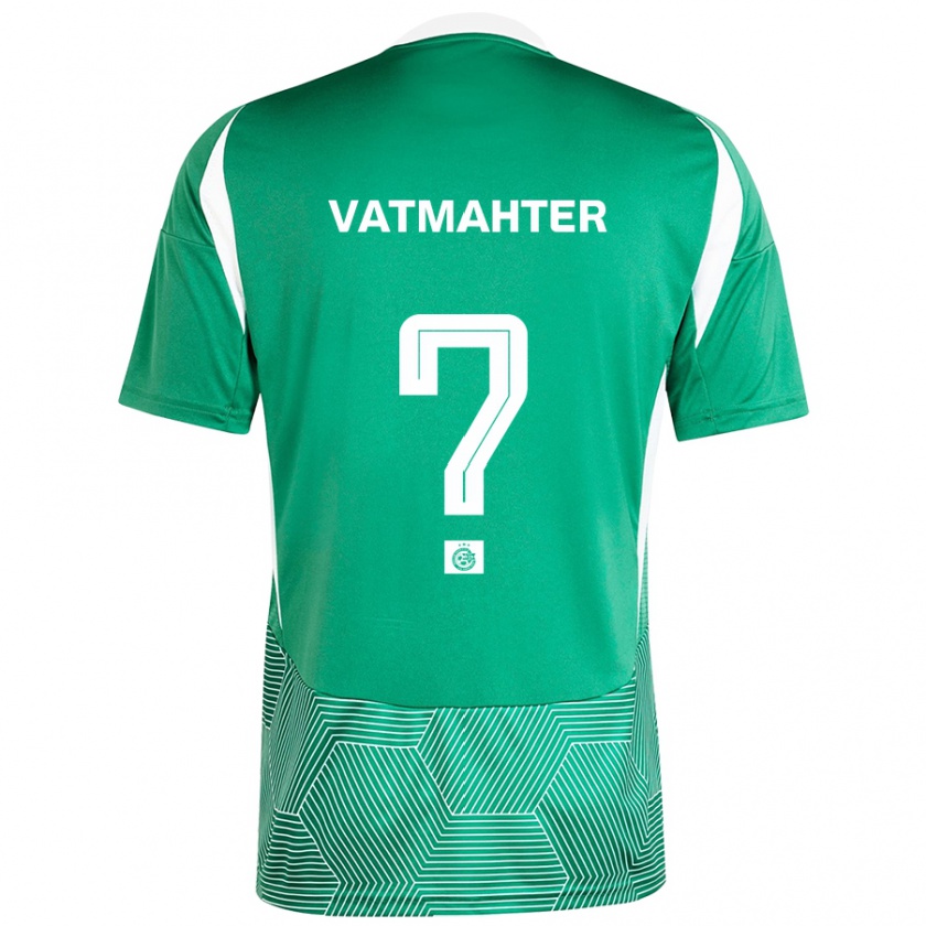 Kandiny Gyermek Liam Vatmahter #0 Zöld Fehér Hazai Jersey 2024/25 Mez Póló Ing