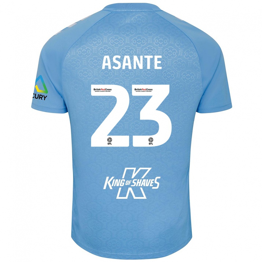 Kandiny Gyermek Brandon Thomas-Asante #23 Kék Fehér Hazai Jersey 2024/25 Mez Póló Ing