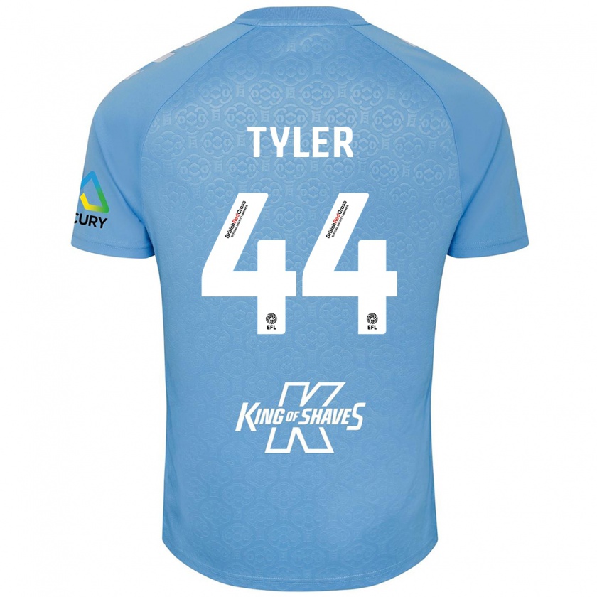 Kandiny Gyermek Cian Tyler #44 Kék Fehér Hazai Jersey 2024/25 Mez Póló Ing