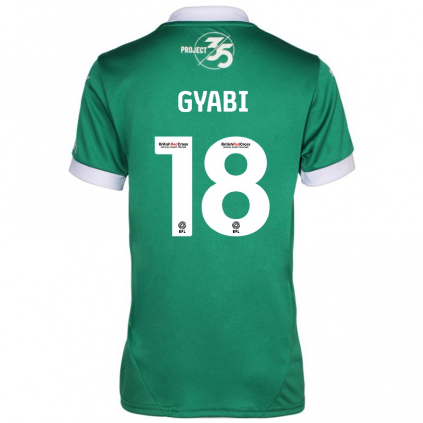 Kandiny Gyermek Darko Gyabi #18 Zöld Fehér Hazai Jersey 2024/25 Mez Póló Ing