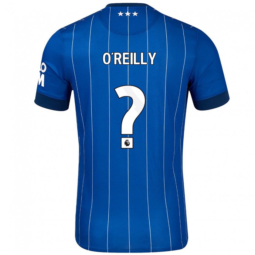 Kandiny Gyermek Connor O'reilly #0 Sötétkék Hazai Jersey 2024/25 Mez Póló Ing