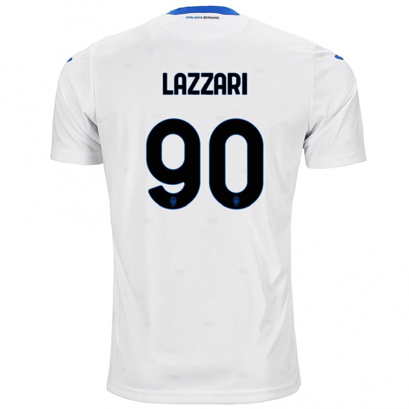 Kandiny Gyermek Ilaria Lazzari #90 Fehér Idegenbeli Jersey 2024/25 Mez Póló Ing