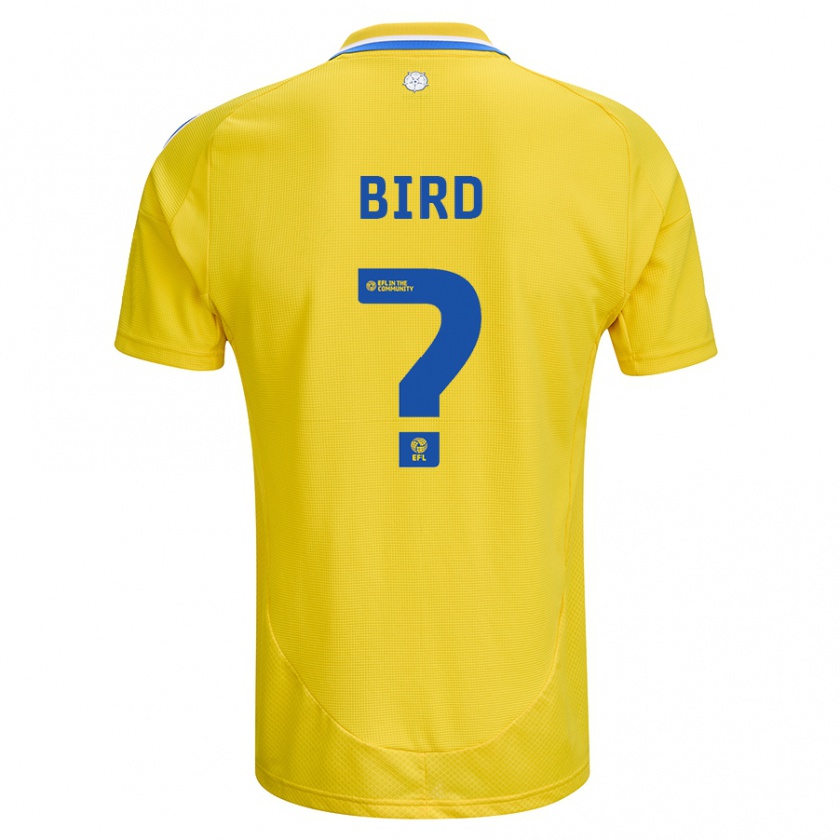 Kandiny Gyermek Coban Bird #0 Sárga Kék Idegenbeli Jersey 2024/25 Mez Póló Ing