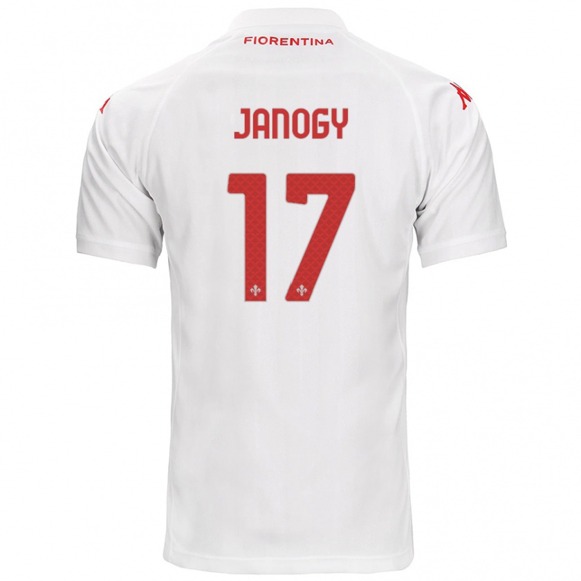 Kandiny Gyermek Madelen Janogy #17 Fehér Idegenbeli Jersey 2024/25 Mez Póló Ing