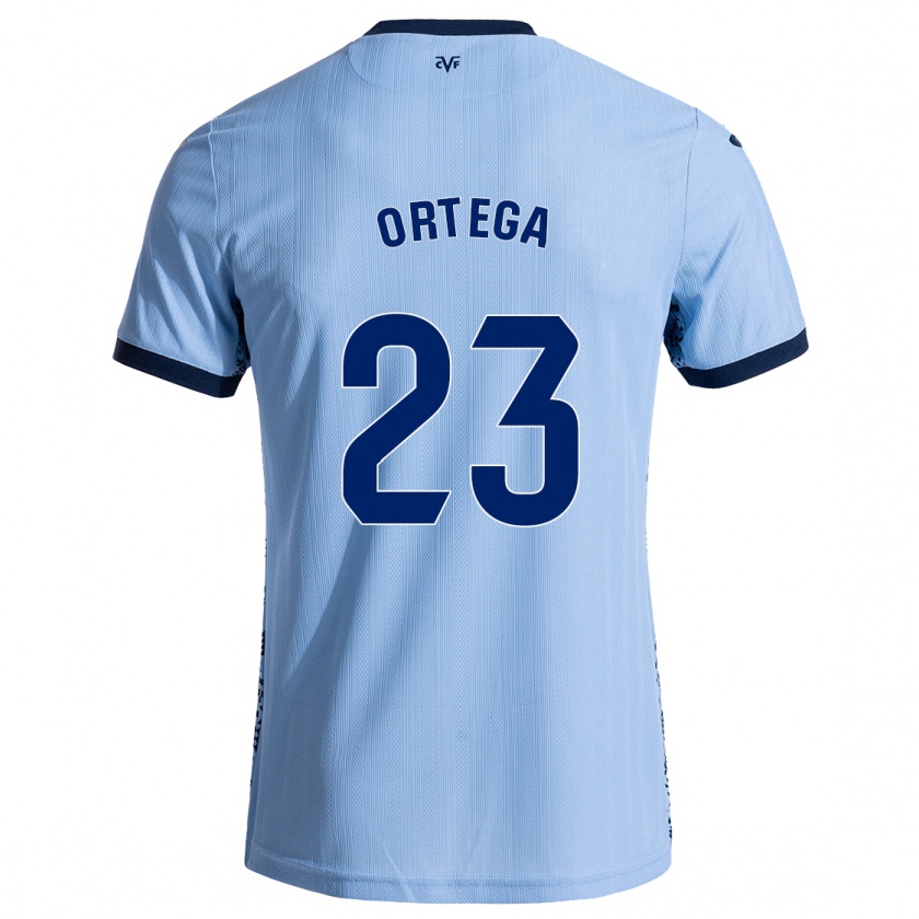 Kandiny Gyermek Jordi Ortega #23 Ég Kék Idegenbeli Jersey 2024/25 Mez Póló Ing