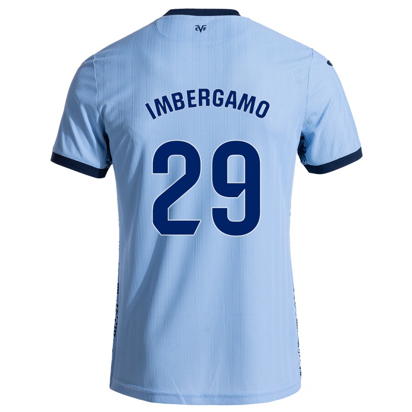 Kandiny Gyermek Mar Imbergamo #29 Ég Kék Idegenbeli Jersey 2024/25 Mez Póló Ing