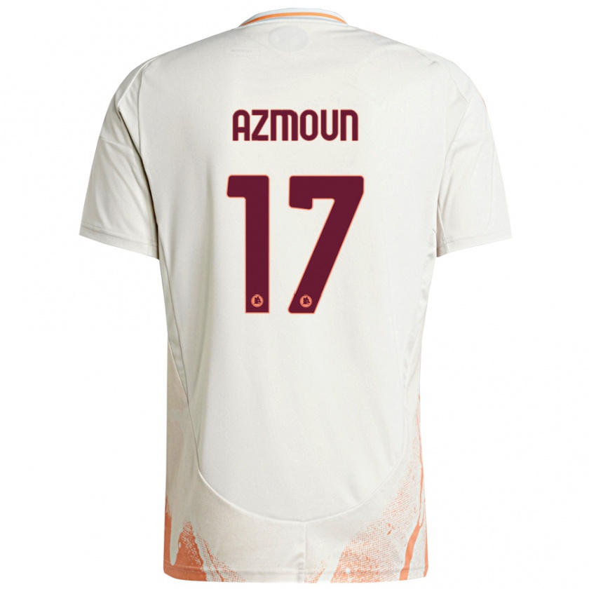 Kandiny Gyermek Sardar Azmoun #17 Krém Fehér Narancs Idegenbeli Jersey 2024/25 Mez Póló Ing