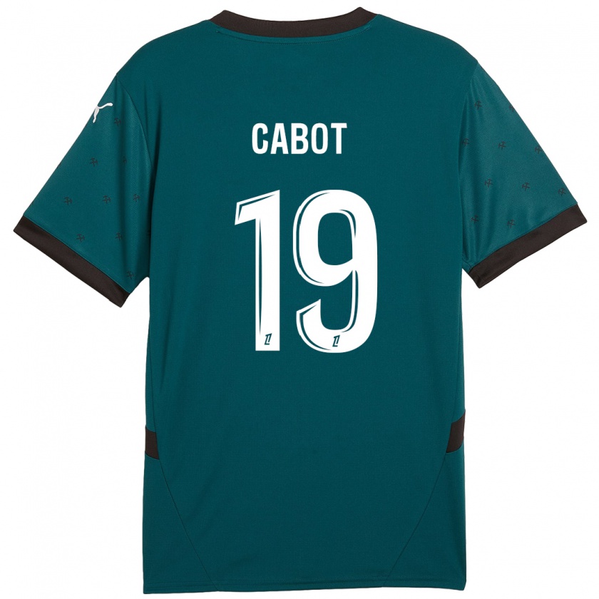 Kandiny Gyermek Jimmy Cabot #19 Sötétzöld Idegenbeli Jersey 2024/25 Mez Póló Ing